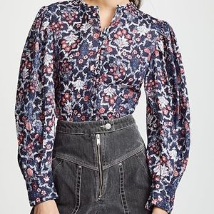 Isabel Marant Etoile Tilo Button Top